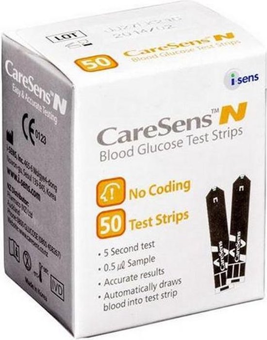 Bol Com Caresens N Diabetesteststrips