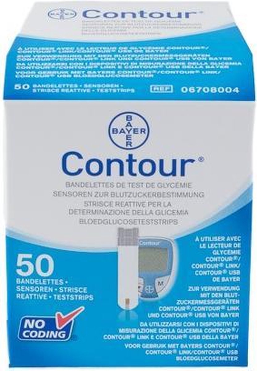 Bayer Contour usb meter teststrip