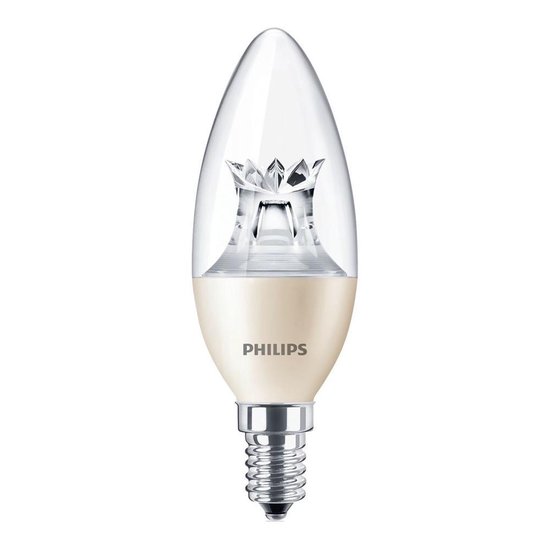 Philips LEDcandle E14 B40 8W 827 Helder (MASTER) | DimTone Dimbaar -  Vervangt 60W | bol.com