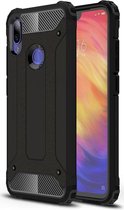 Xiaomi Redmi Note 7 Hybride Hoesje Zwart