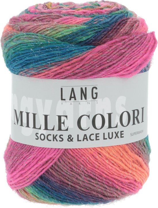 Lang Yarns Mille Colori Socks & Lace Luxe - 50 fantasie - Wol Garen