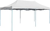 vidaXL - Partytent - inklapbaar - 3x6 - m - staal - wit