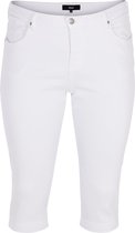 ZIZZI JEANS AMY CAPRI Dames Jeans - White - Maat 48