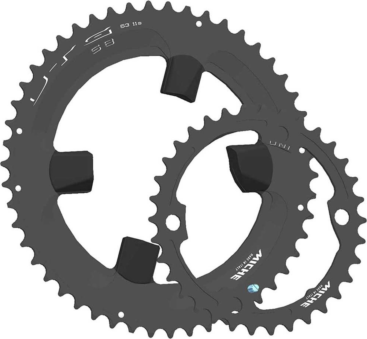 Miche Utg11 110 Bcd Kettingblad Voor Shimano Ultegra Zwart 42t