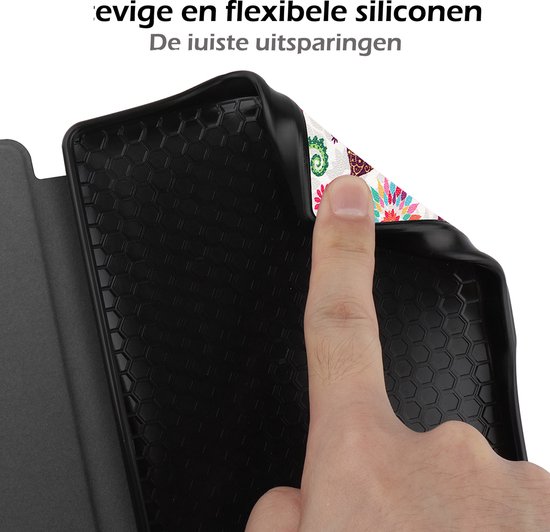 Hoesje Geschikt voor Kobo Nia Hoes Book Case - Hoes Geschikt voor Kobo Nia Hoesje Book Cover - Vlinders van Hoesje  — afbeelding 3