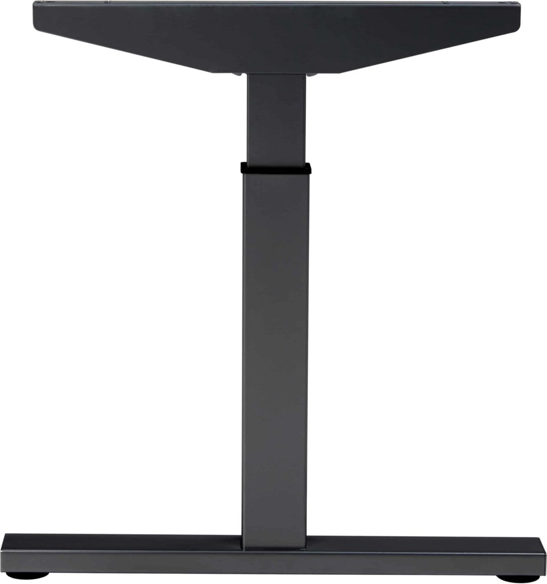 ABC Kantoormeubelen T-poot Wingbureau Quick breed 160CM diep 120CM bladkleur Antraciet eiken framekleur Aluminium (RAL9006) wingzijde Rechts Aluminium (RAL9006)/Antraciet eiken