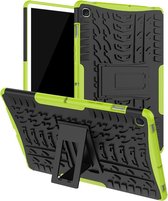 Samsung Galaxy Tab S5e hoes - Schokbestendige Back Cover - Groen