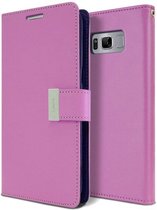 Samsung Galaxy S8 Rich Diary Wallet Case Paars