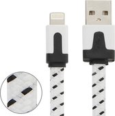 2m geweven stijl 8-pins naar USB-gegevens / oplaadkabel, voor iPhone XR / iPhone XS MAX / iPhone X & XS / iPhone 8 & 8 Plus / iPhone 7 & 7 Plus / iPhone 6 & 6s en 6 Plus & 6s Plus