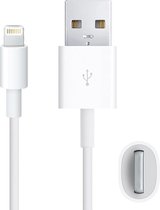 1m USB-synchronisatiegegevens / oplaadkabel van hoge kwaliteit, voor iPhone 7 en 7 Plus, iPhone 6s en 6s Plus, iPhone 6 en 6 Plus, iPhone 5 & 5S & 5C, compatibel met iOS 11.02 (wit)