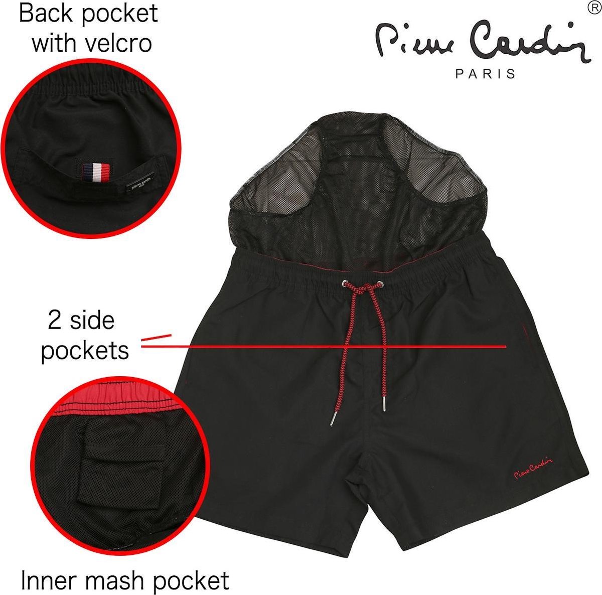 Pierre Cardin - Heren Zwembroek - Zwart — afbeelding 5