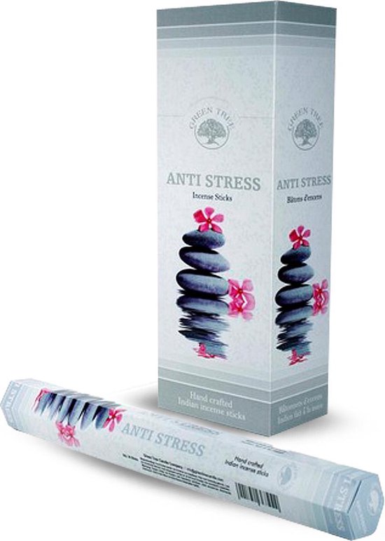 6x Green Tree Wierook Anti Stress 20 stuks