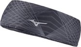 Mizuno Warmalite hoofdband zwart grijs unisex (J2GW8750 09)