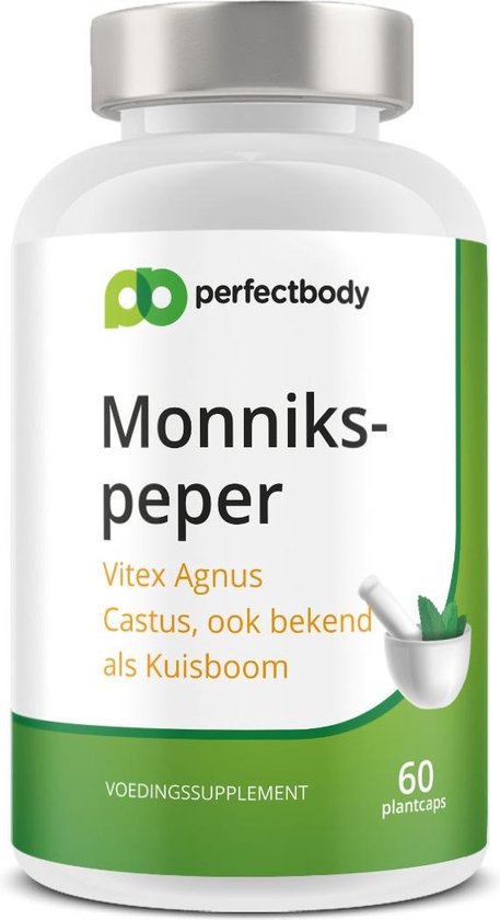 Monnikspeper - 60 Plantcapsules - PerfectBody.nl