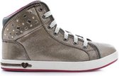 Skechers Gun Shoot Out zilver sneakers meisjes (84301L) (84301L GUN)