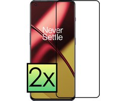 Screenprotector - 2 Stuks - Geschikt voor OnePlus 11 - Full Cover - Beschermglas - Gehard Glas - Tempered Glass - Screen Protector