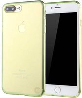 iPhone 7 Plus groen siliconenhoesje transparant siliconenhoesje / Siliconen Gel TPU / Back Cover / Hoesje Iphone 7 Plus groen doorzichtig