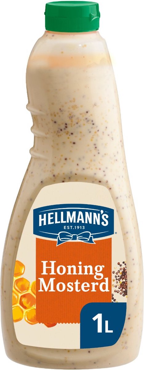 Hellmann's Dressing honing mosterd - Fles 1 liter