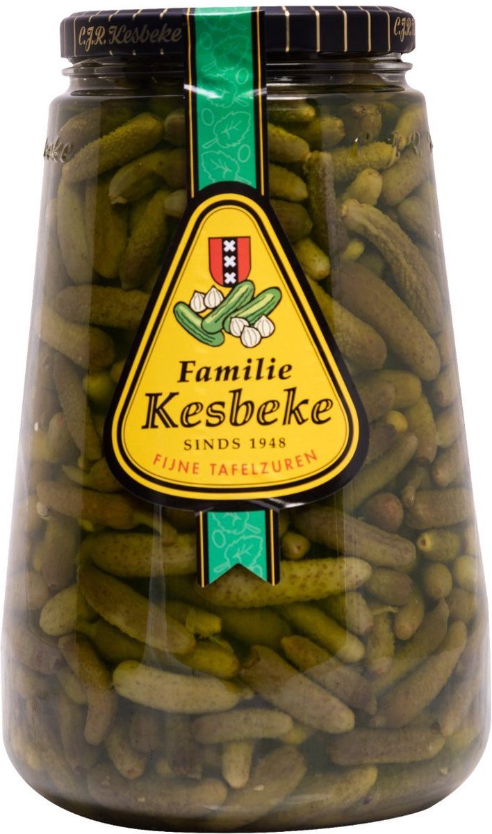 Kesbeke Augurken cornichons - Pot 2,65 liter