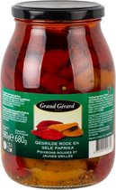 Grand Gérard Paprika rood en geel, gegrild - Pot 1 kilo