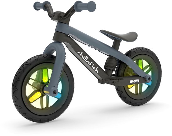 BMXie GLOW - Chillafish loopfiets met oplichtende 12 inch wielen