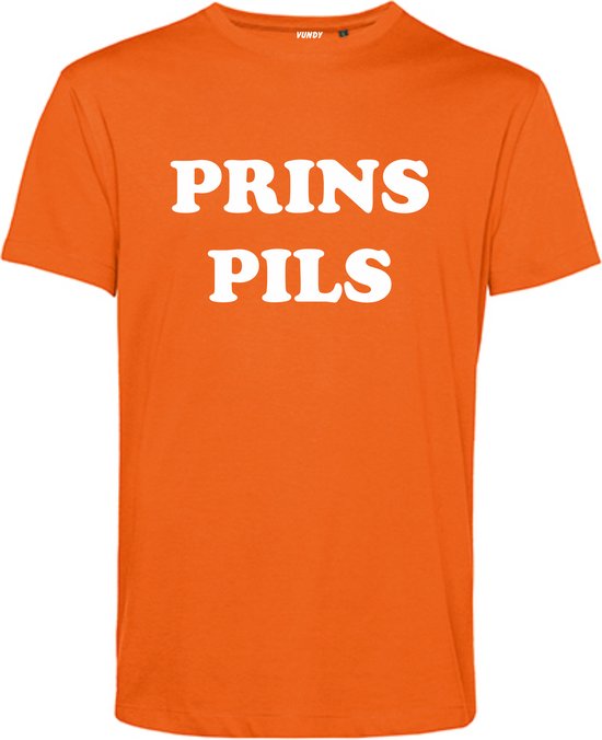 T-shirt Prins Pils | Koningsdag | oranje shirt | Koningsdag kleding | Oranje | maat XL