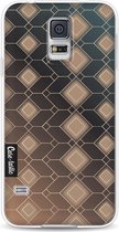 Casetastic Samsung Galaxy S5 / Galaxy S5 Plus / Galaxy S5 Neo Hoesje - Softcover Hoesje met Design - Abstract Diamonds Print