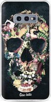 Casetastic Samsung Galaxy S10e Hoesje - Softcover Hoesje met Design - Vintage Skull Print