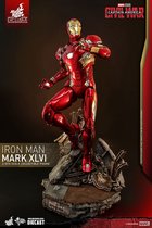 Hot Toys Iron Man Mark XLVI 1:6 Scale Figure - Hot Toys - Captain America Civil War Figuur