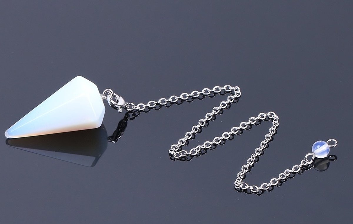 Grote Opaliet Pendel Facet - Pendels Spiritueel - Pendelen - Pendel Edelsteen - Edelsteen
