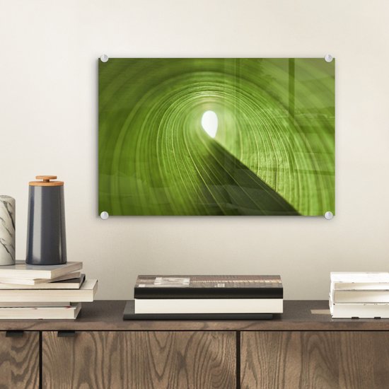 MuchoWow® Peinture sur verre 30x20 cm - Peinture sur verre acrylique - Feuille roulée - Photo sur verre - Peintures