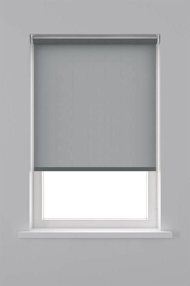 Decosol Rolgordijn Lichtdoorlatend - Antraciet - Maat: 120 x 250 cm