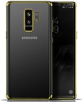 Hoesje Backcover Clear voor Samsung S9 Plus Goud