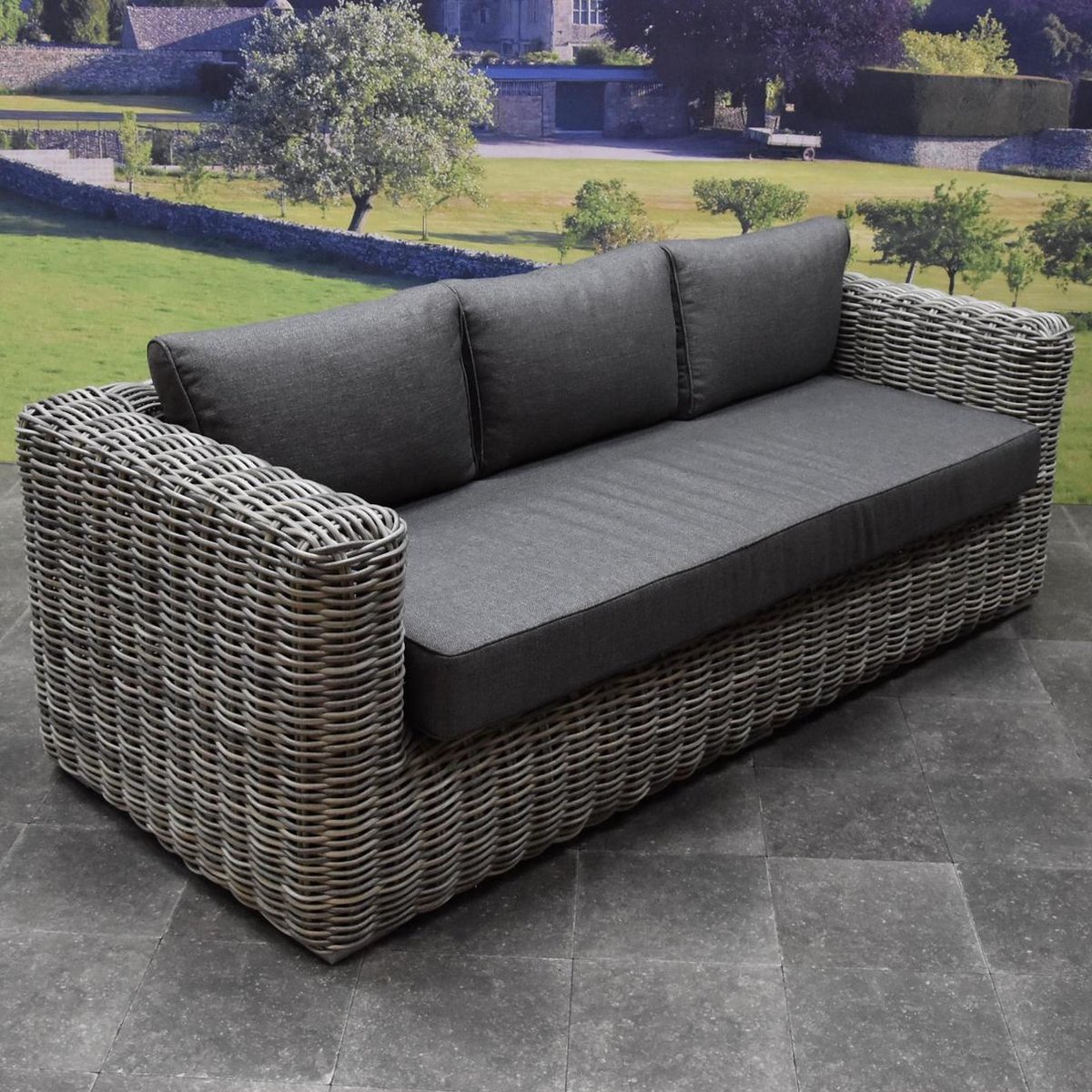 Cervo lounge tuinbank grijs