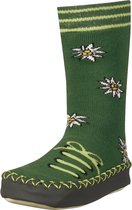 Playshoes Huissloffen Edelweiß Junior Groen/blauw Maat 19/22