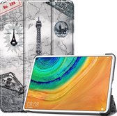 Huawei MatePad Pro 10.8 Tri-Fold Book Case - Eiffeltoren
