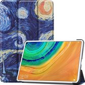 Huawei MatePad Pro 10.8 Tri-Fold Book Case - Sterrenhemel
