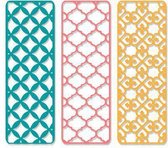 Sizzix Thinlits Die Set - 3PK Creative Backgrounds 663482