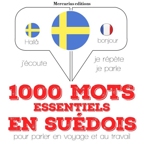 1000 mots essentiels en suédois - cover