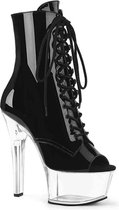 Pleaser Enkellaars -42 Shoes- ASPIRE-1021 Zwart