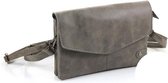Grijs heuptasje / schoudertasje / Clutch Cadzand