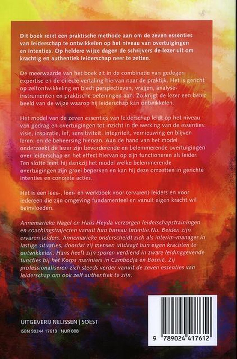 PM-reeks - Essenties van leiderschap - back cover