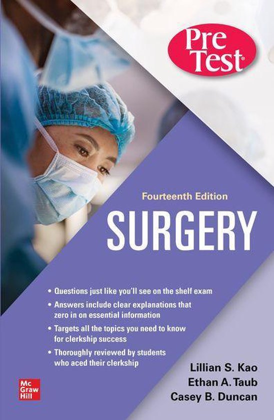 Surgery PreTest Self-Assessment and Review, Fourteenth Editi ... - cover