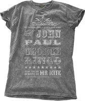 The Beatles Dames Tshirt -S- Mr Kite Grijs