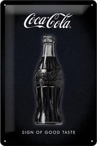Coca-Cola-Sign Of Good Taste Metalen wandbord 20x30 cm