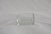 Glazen Schalen - Glasbakje Vierkant Helder 8x8 Cm