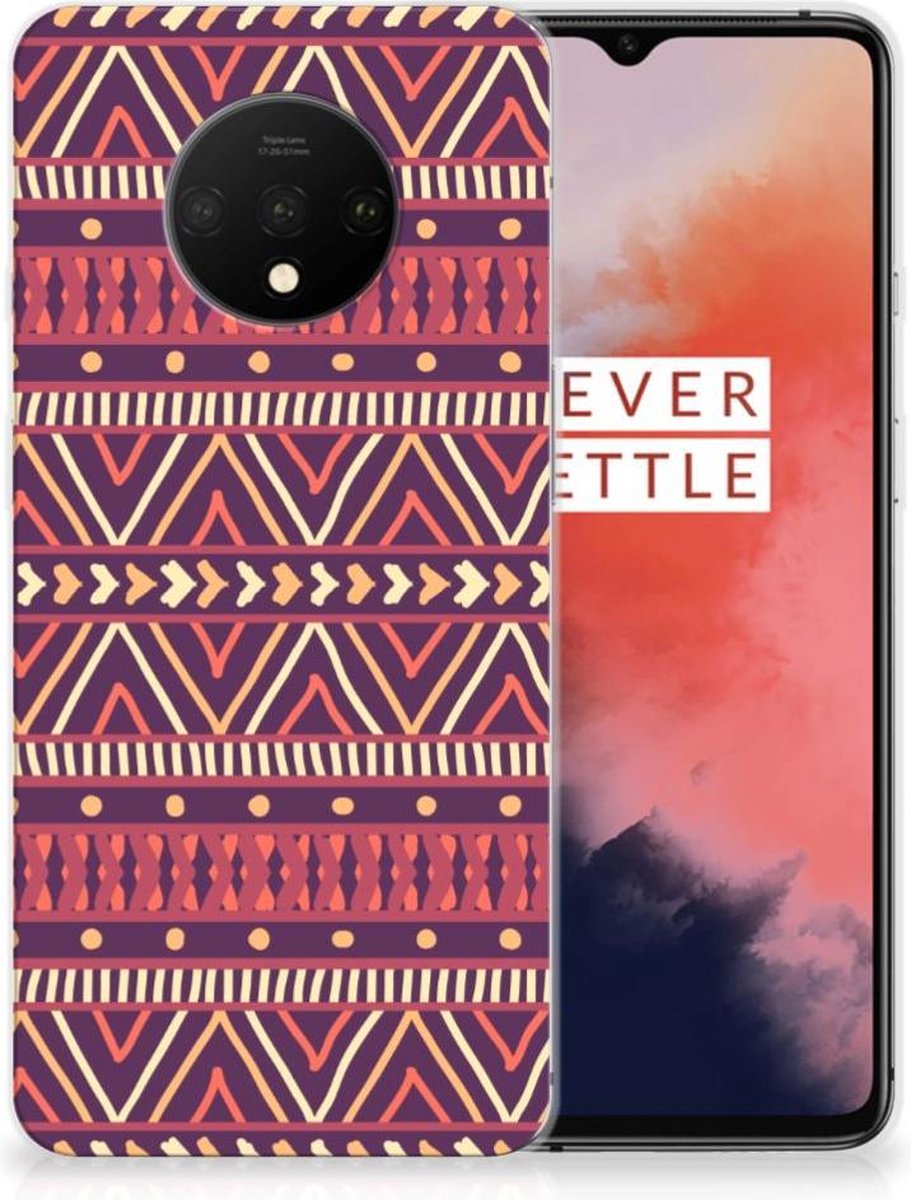 OnePlus 7T TPU bumper Aztec Paars