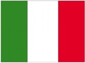 10x Vlag Italie stickers
