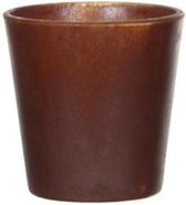 Sfeerlichten - Linde Theelicht Houder Roest - H7,5xd7,5cm