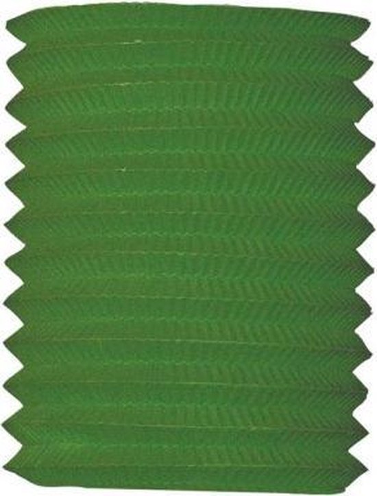 5x Pull lanterne vert 20 cm - Lanternes pour garden-parties et soirées à thème - Décoration jardin / décoration maison